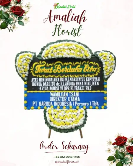 Papan Bunga Duka Ciawiasih